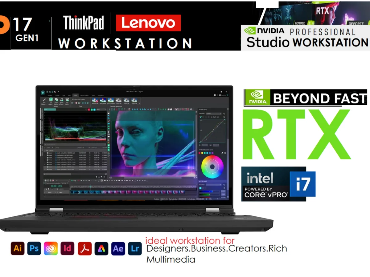 Lenovo ThinkPad P17 Gen1 - Core i9 10885H + RTX 4000 8GB Dedicated GPU